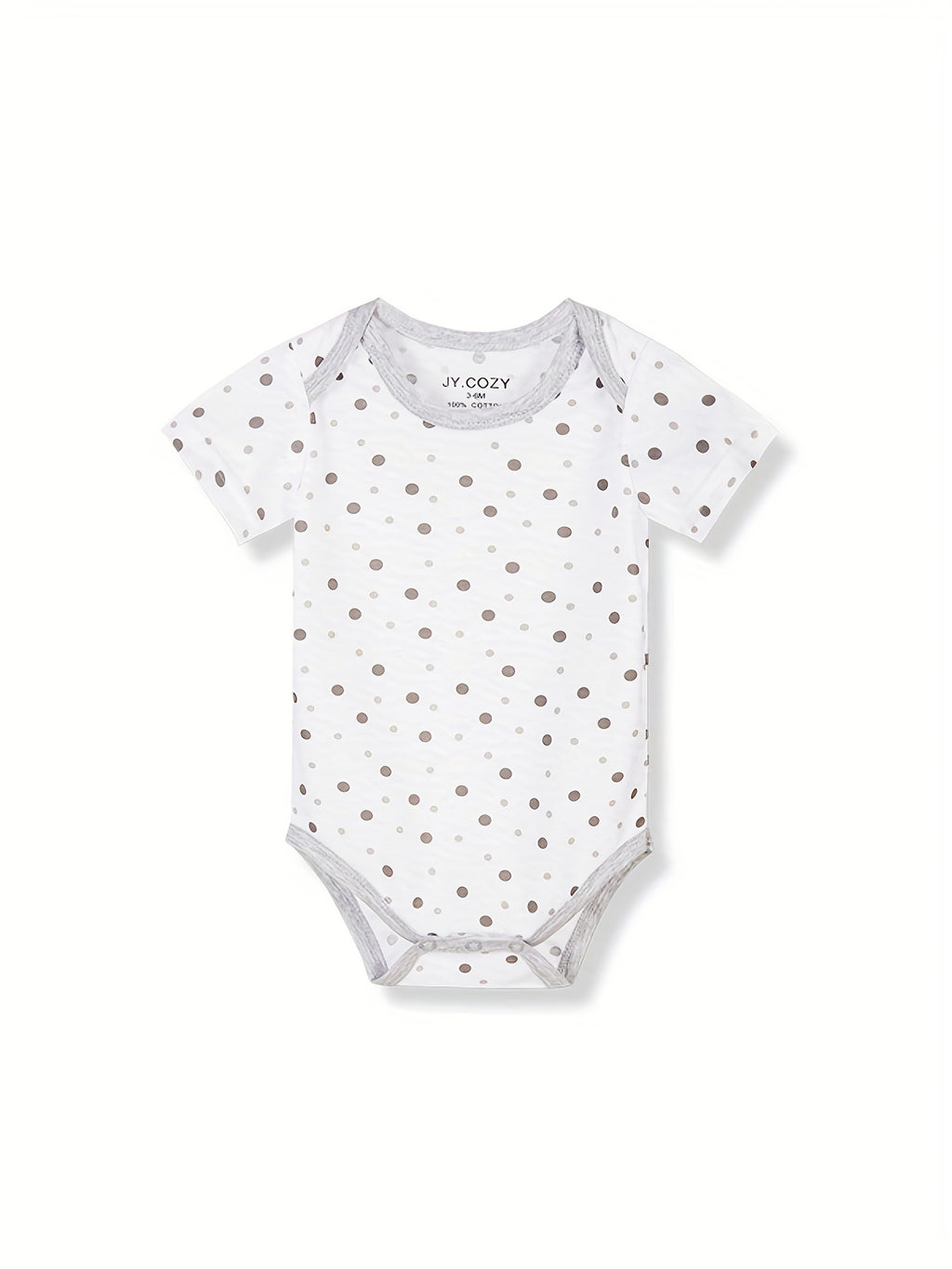 Baby Boy Round Neck Graphic Short Sleeve Onesie Romper Jumpsuit