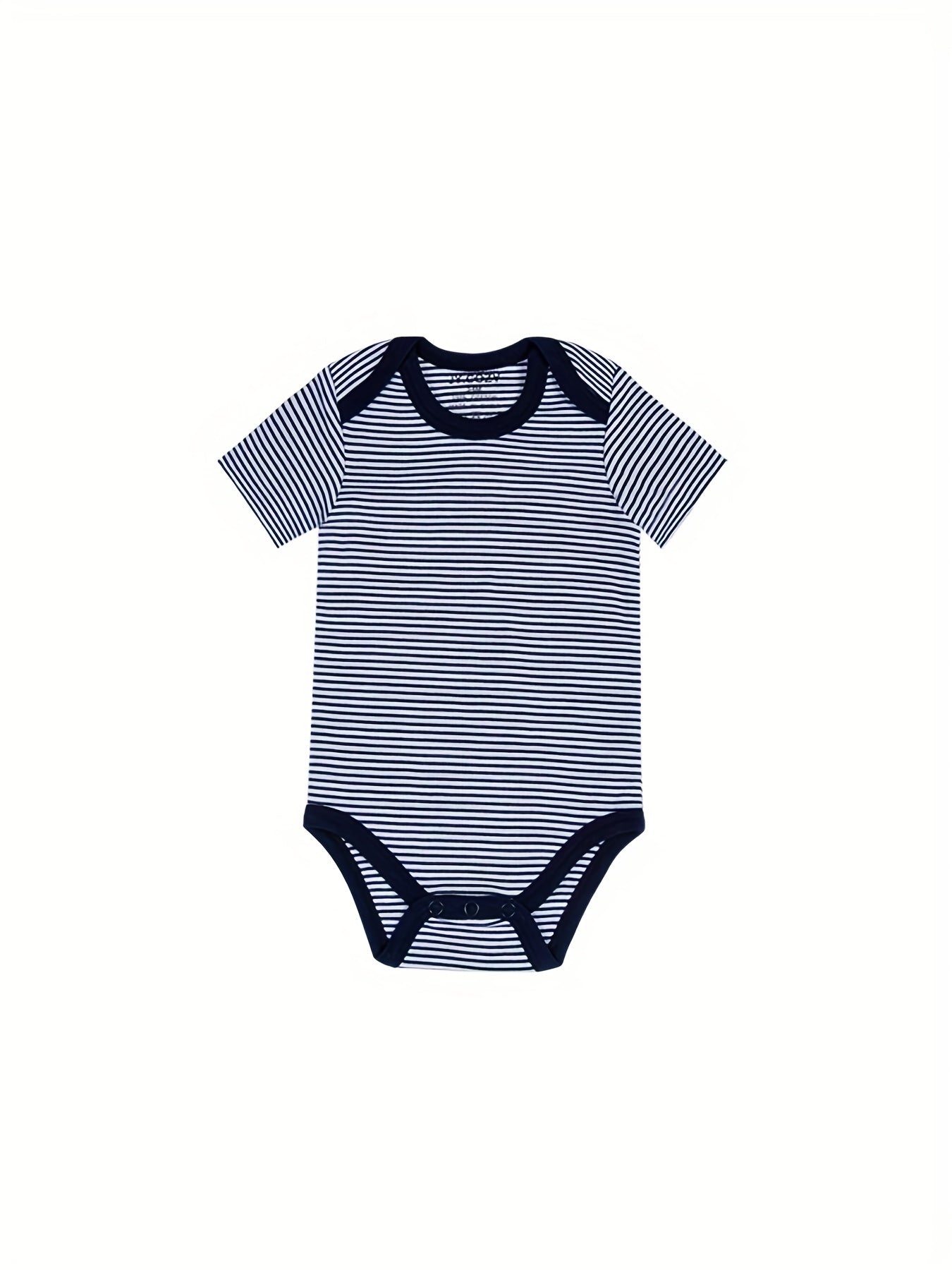 Baby Boy Round Neck Graphic Short Sleeve Onesie Romper Jumpsuit