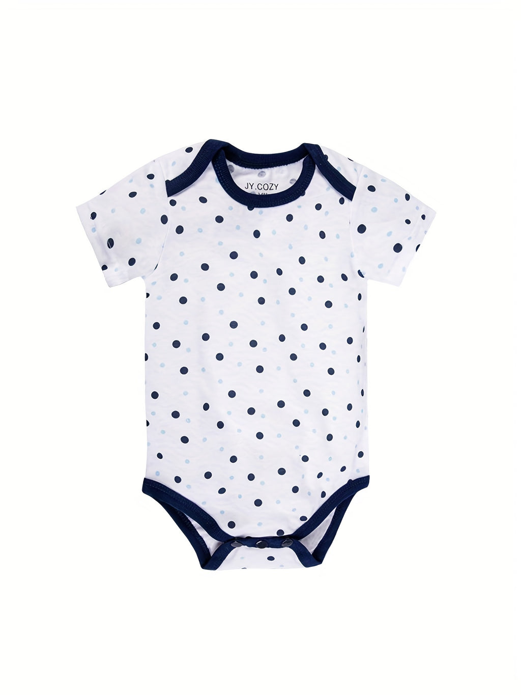 Baby Boy Round Neck Graphic Short Sleeve Onesie Romper Jumpsuit