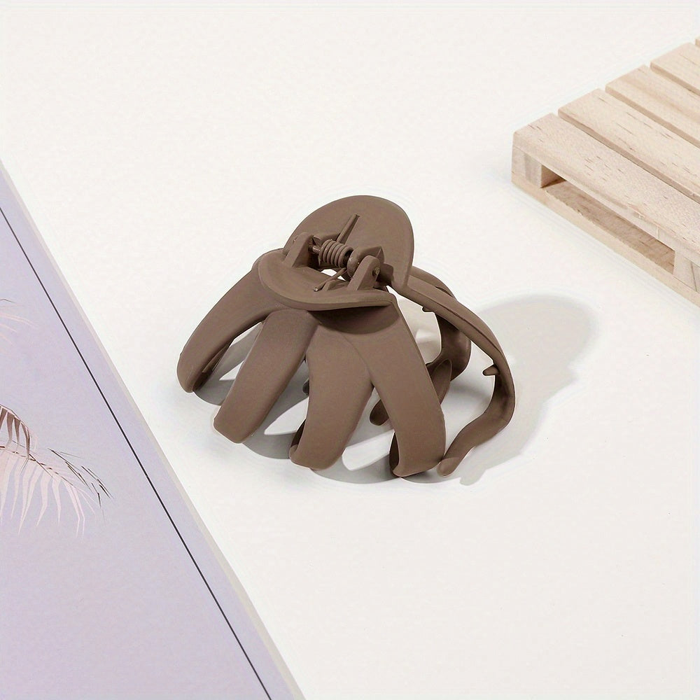 9pcs/4pcs/1pc Frosted Octopus Hair Clip