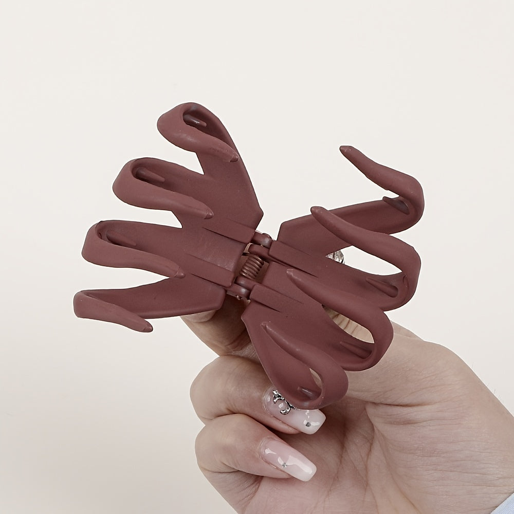 9pcs/4pcs/1pc Frosted Octopus Hair Clip