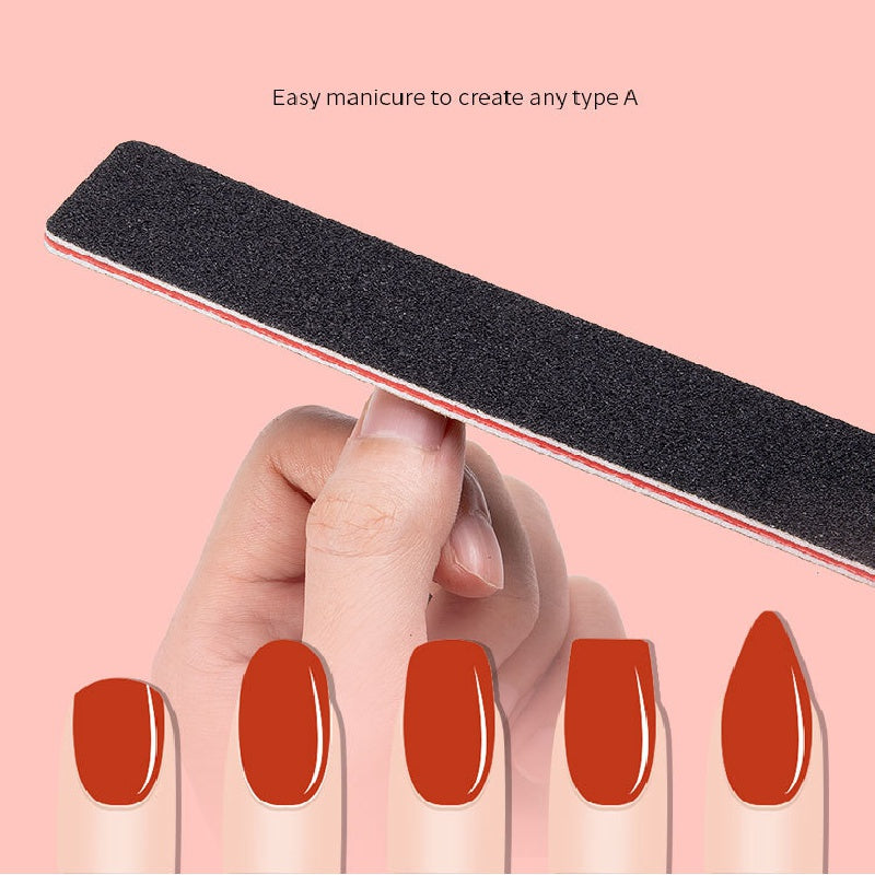 1pc Nail Files For Acrylic Nails, Double Sided Emory Boards, Nail Buffering Files For Home And Salon Use