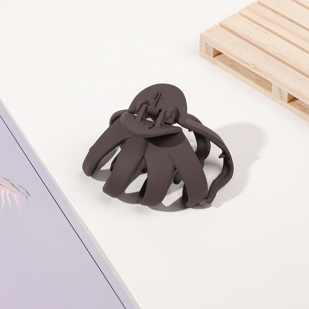 9pcs/4pcs/1pc Frosted Octopus Hair Clip