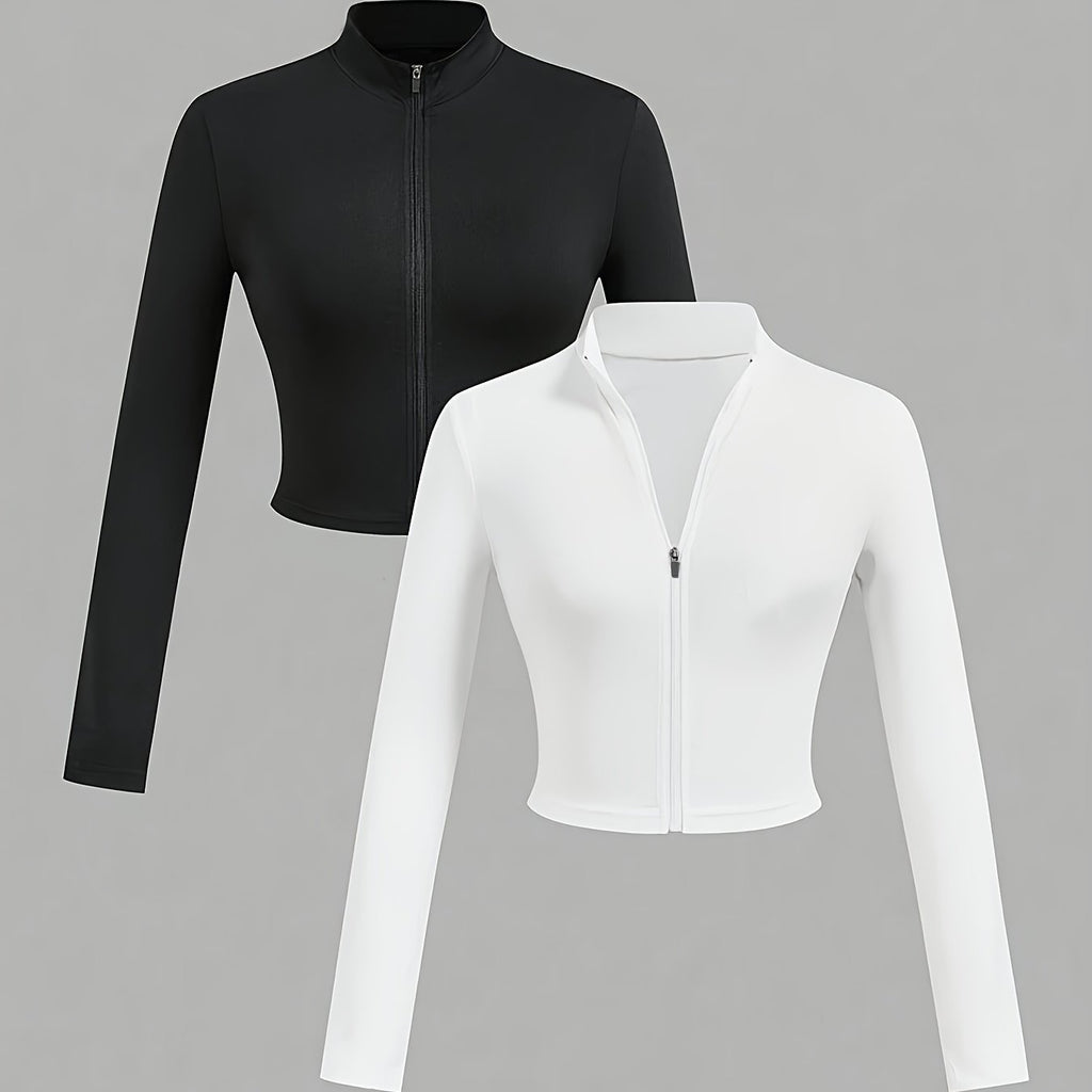 2-Pieces Women's Casual Jacket Set