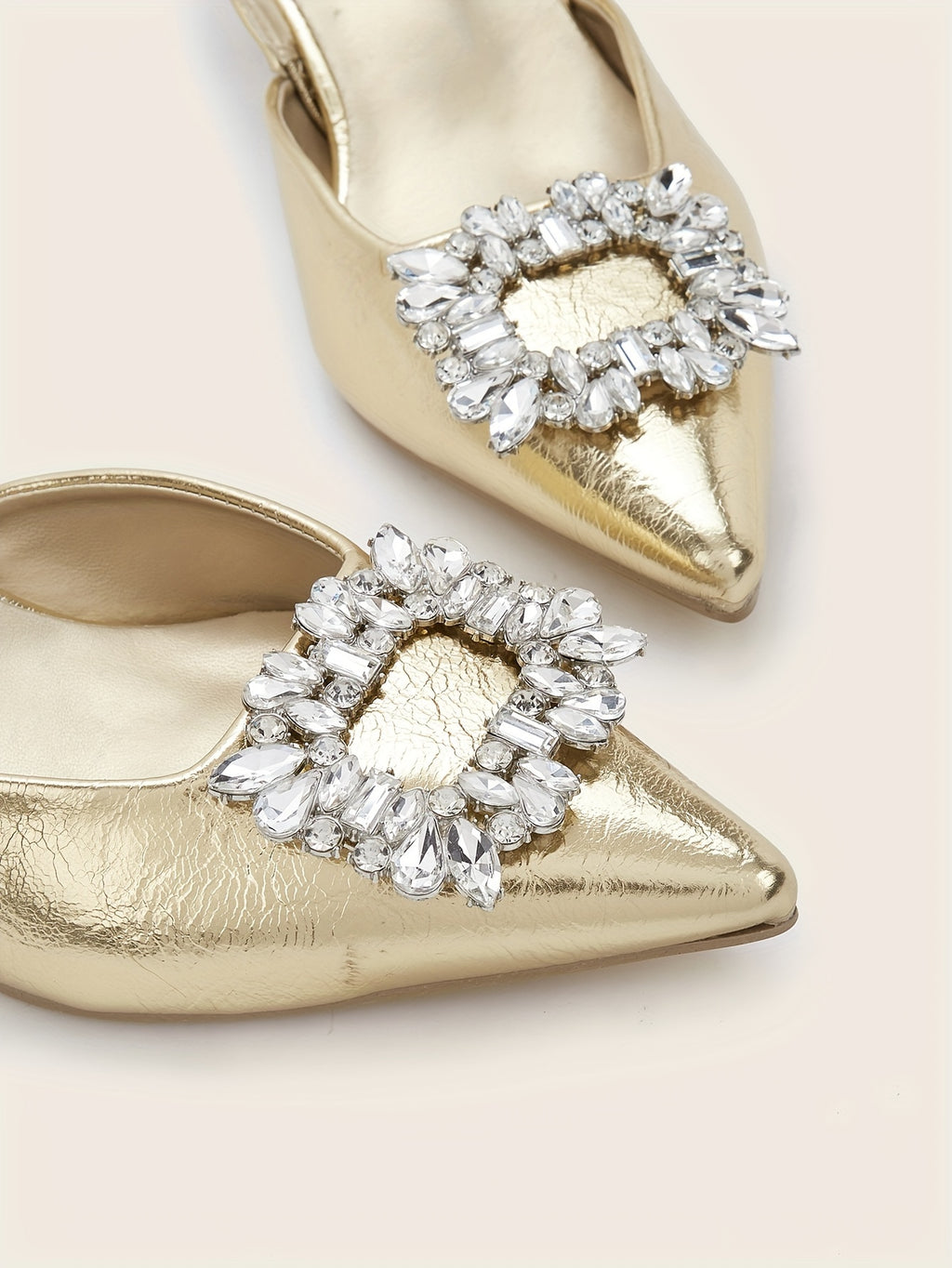 Women's Elastic Strap Slip On Low Heels