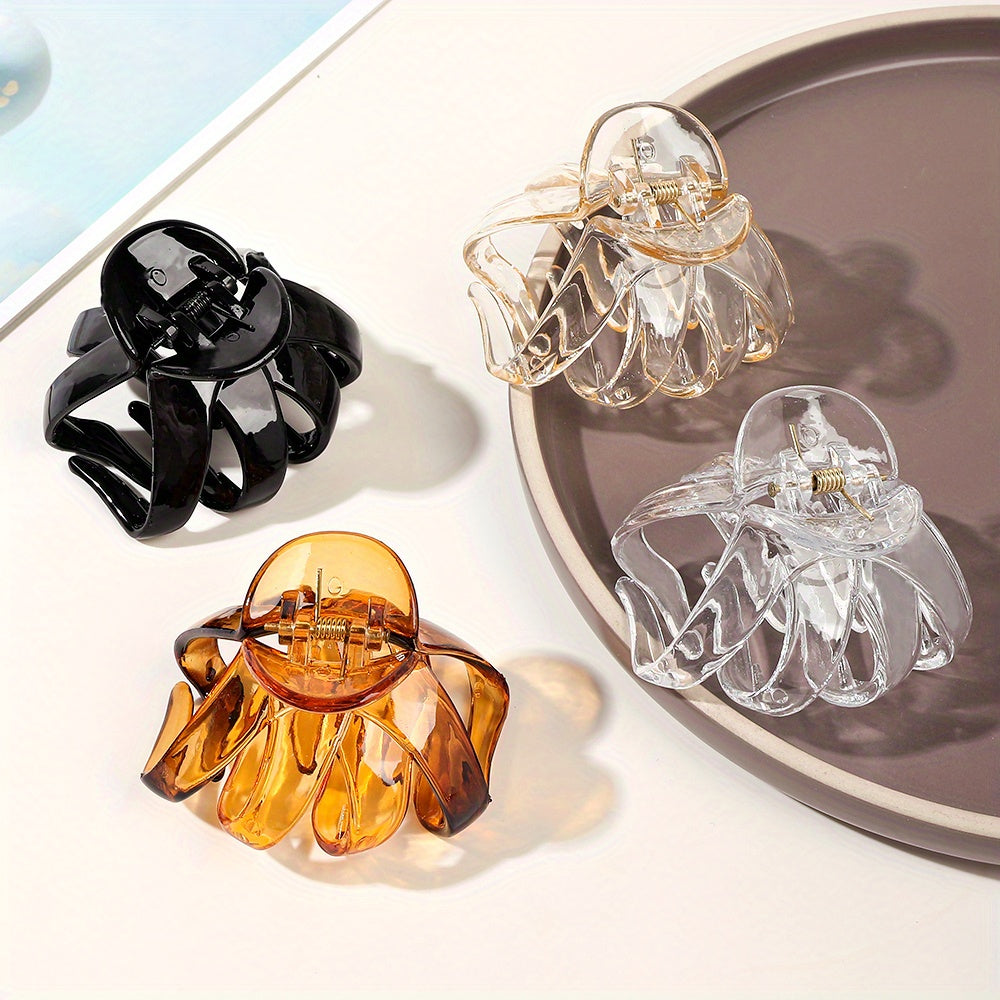 9pcs/4pcs/1pc Frosted Octopus Hair Clip