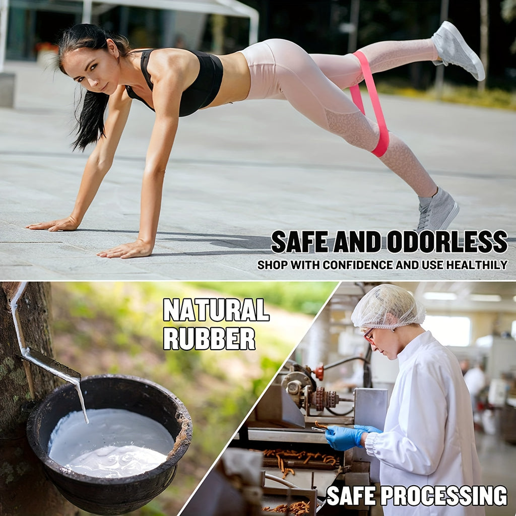 Resistance Loop Exercise Bands Exercise Bands for Home Fitness, Stretching, Strength Training -Set of 1-5, Stretching Bands,