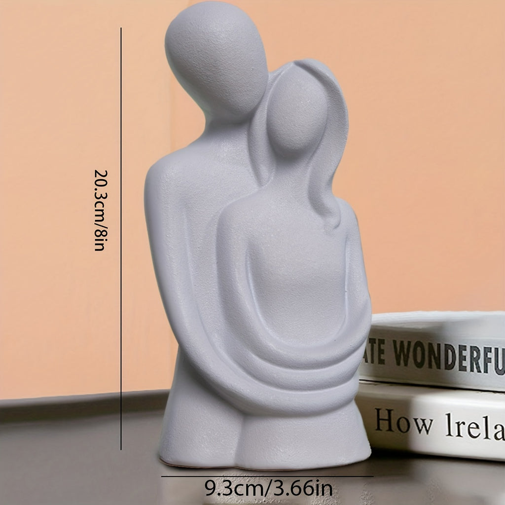 1pc Romantic Hugging Couple Art Decoration for Modern Home Decor