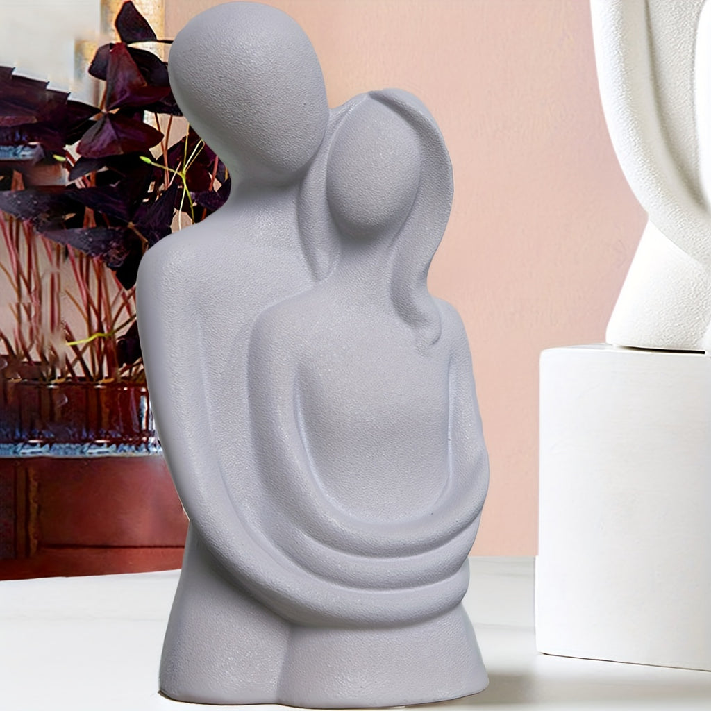1pc Romantic Hugging Couple Art Decoration for Modern Home Decor
