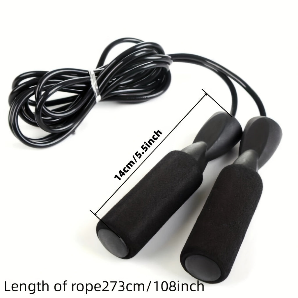 1pc Adjustable Jump Rope, Durable Skipping Rope, Suitable For Fitness, Workout, Exercise And Weight Loss