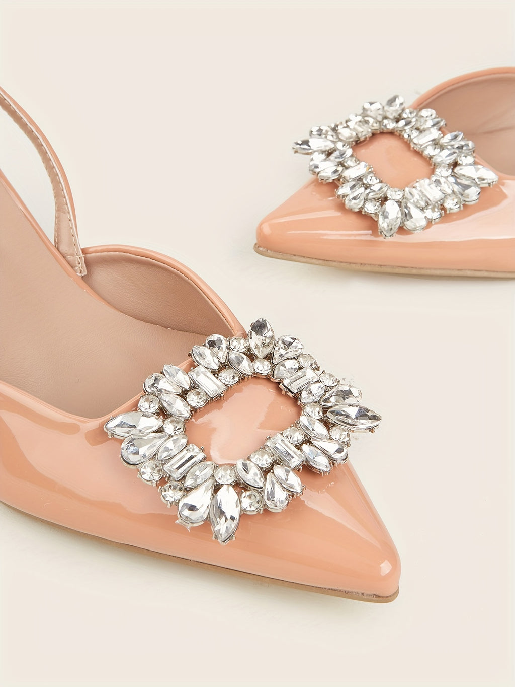 Women's Elastic Strap Slip On Low Heels