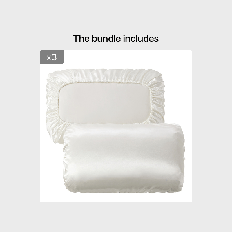 2pcs Satin Soft And Breathable Pillowcase With Elastic Cord - Perfect For A Comfortable Sleep