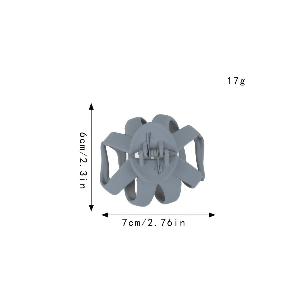 9pcs/4pcs/1pc Frosted Octopus Hair Clip