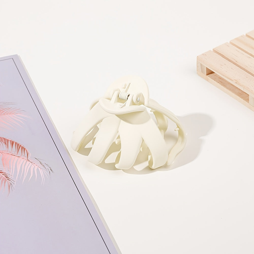 9pcs/4pcs/1pc Frosted Octopus Hair Clip