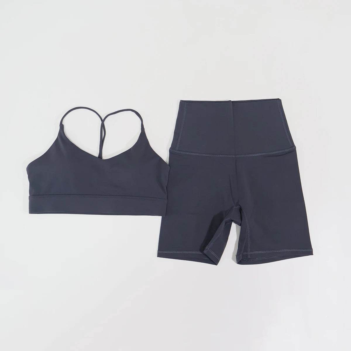 2Pcs Women's Cross-Back Two-Piece Sports Set