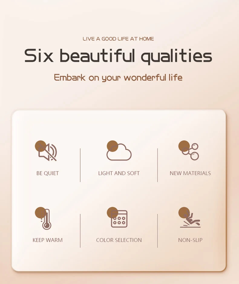 Cotton slippers for women in autumn and winter, new indoor home soft bottom, anti slip and warm