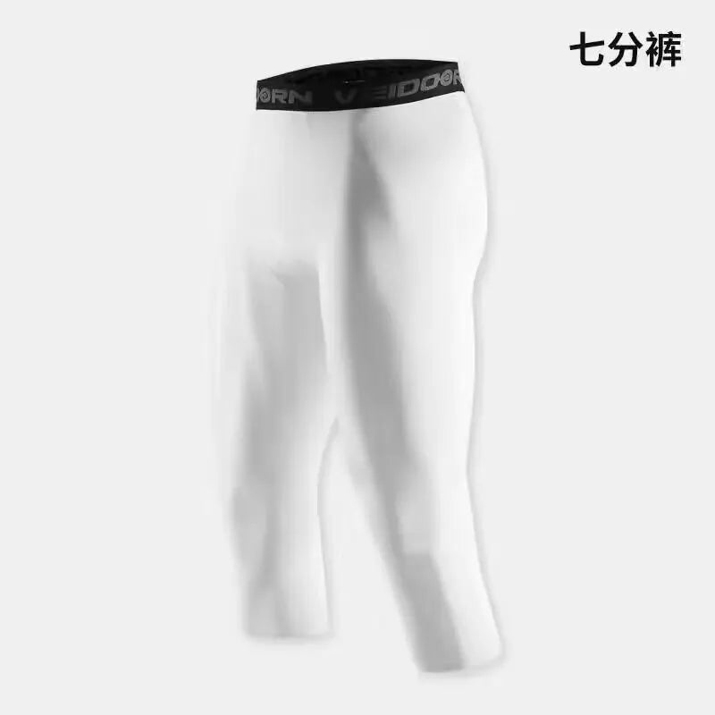 Mens Compression Pants Tights Cool Dry Leggings