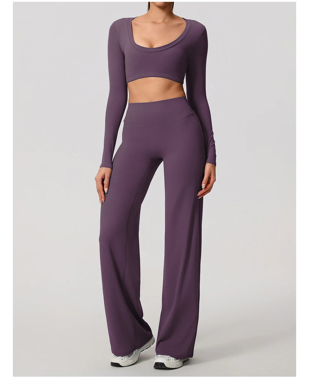 2Pcs women's Backless Sportswear Set Breathable Gym Sportswear