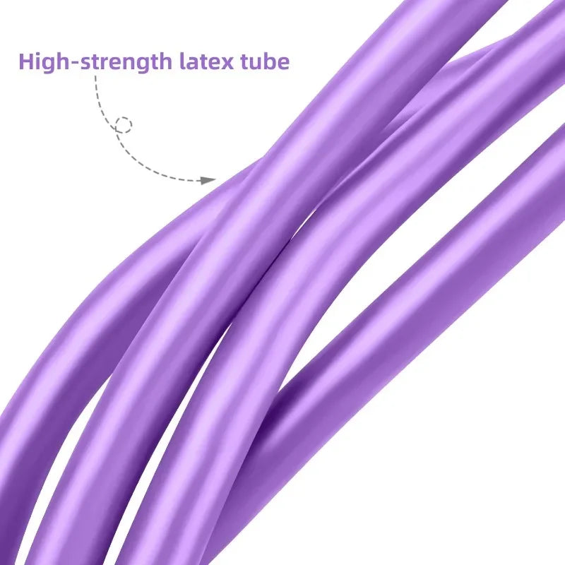 6-Level Resistance Band Tensioner with Non-Slip Handles - Home Fitness Equipment for Abdominal Muscle Training Yoga Abdominal