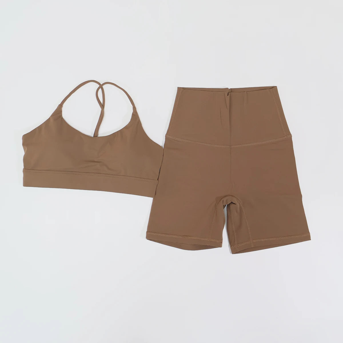 2Pcs Women's Cross-Back Two-Piece Sports Set