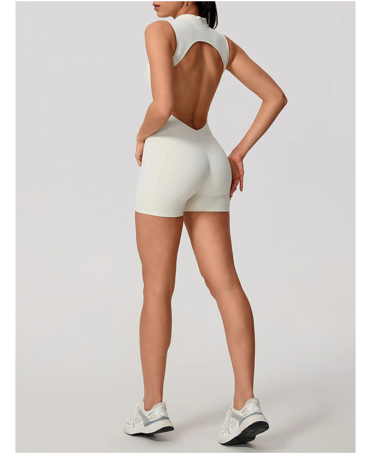 Sleeveless Back Hollow Jumpsuit