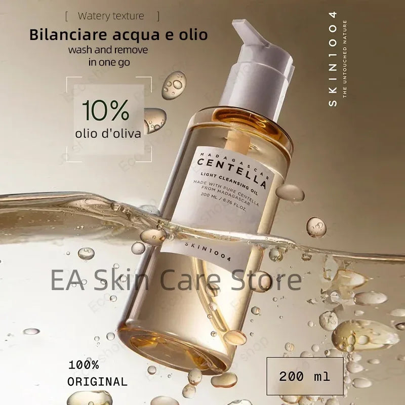 Centella Skincare Soothing Asiatica Ampoule Facial Serum Foam Cleanser Moisturizing Essence Toner 3Pcs/Set