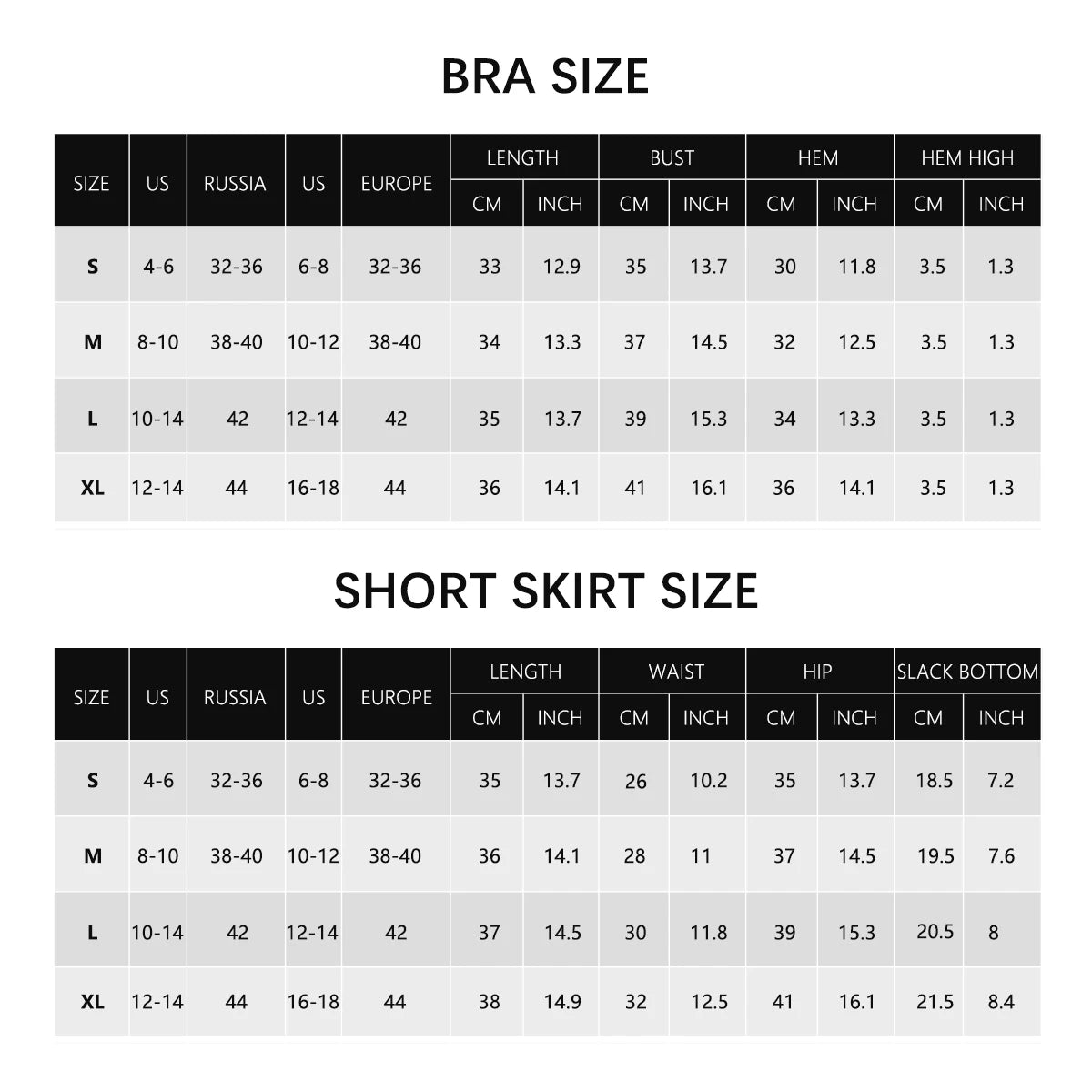 Chest Padding And High Elasticity Bra Set 2Pcs Tennis Skirt