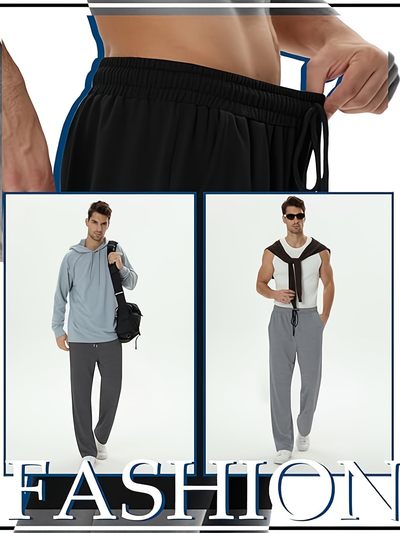 3pcs Sweatpants /Soft Knit Joggers