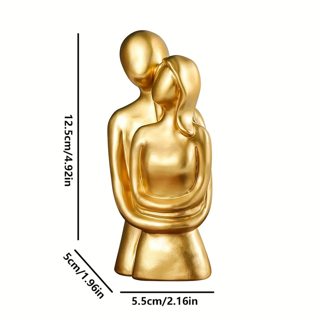 1pc Romantic Hugging Couple Art Decoration for Modern Home Decor