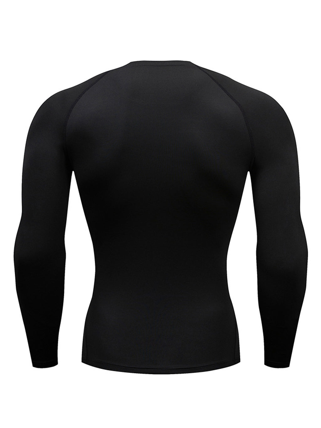Men Fitness Top | Long Sleeve, High Stretch, Crew Neck, Moisture Wicking, Suitable for Running, Training, and Casual Wear