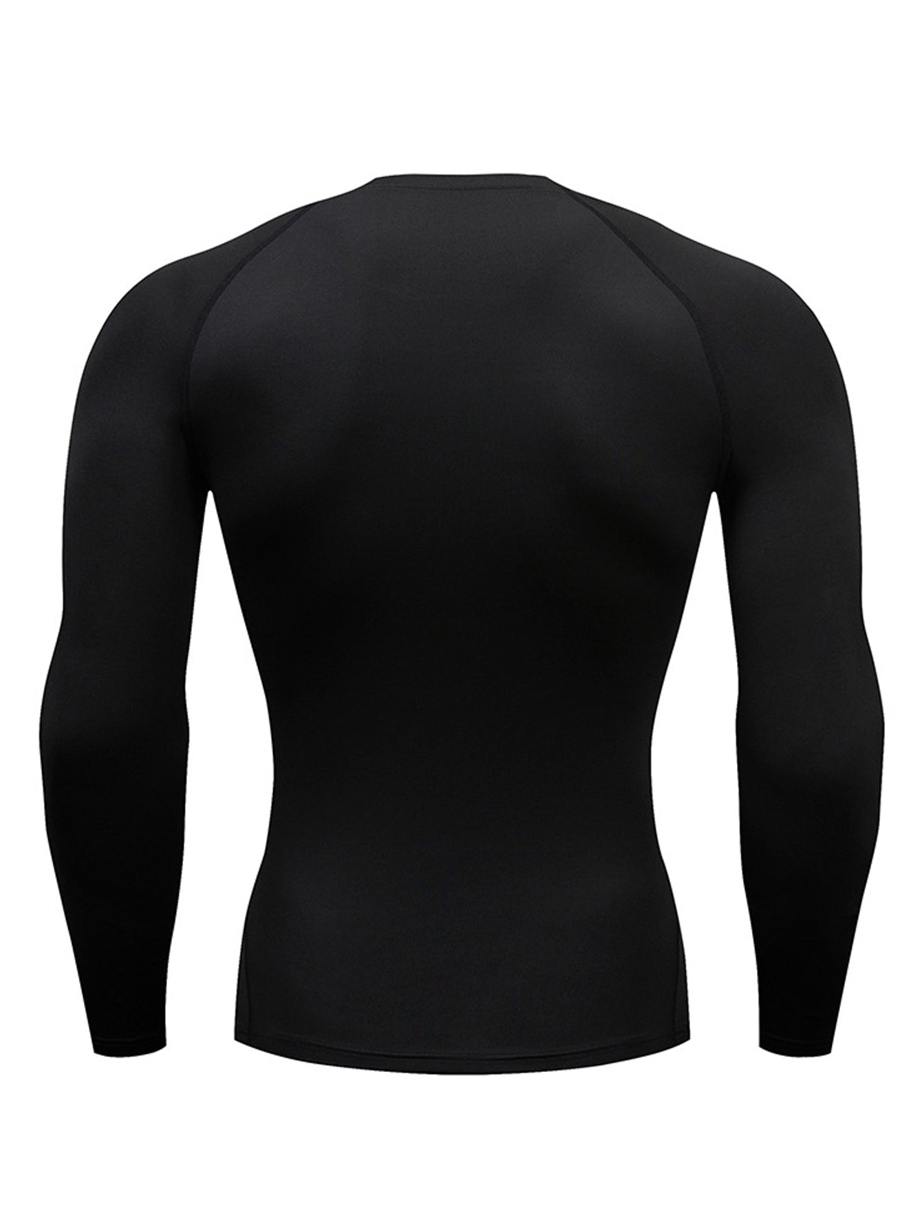 Men Fitness Top | Long Sleeve, High Stretch, Crew Neck, Moisture Wicking, Suitable for Running, Training, and Casual Wear