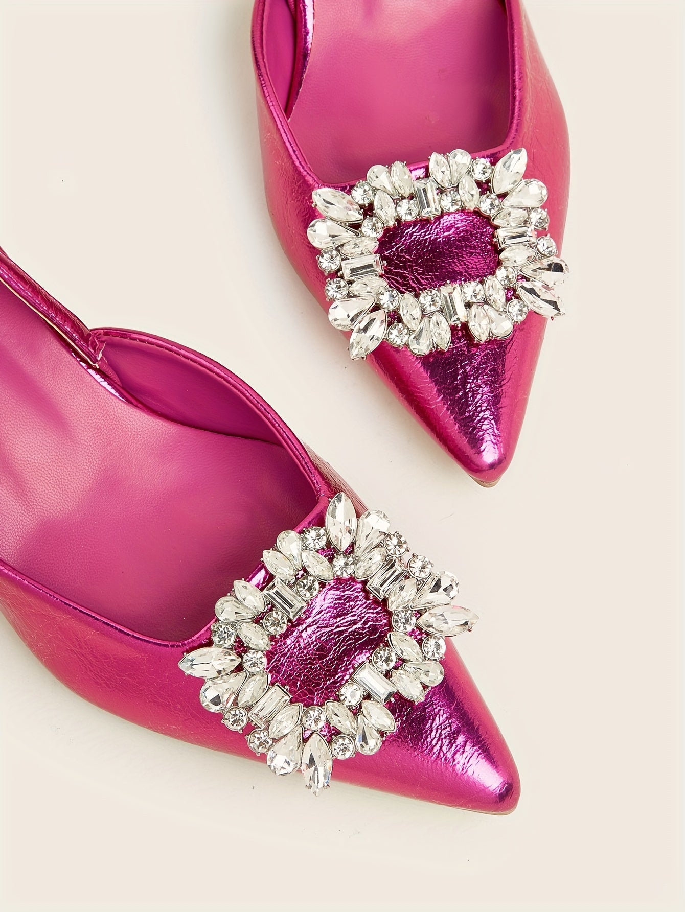 Women's Elastic Strap Slip On Low Heels