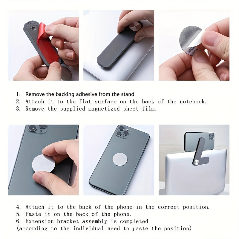 1PC Dual Monitor Display Clip Laptop Screen Support Holder Magnetic Sticky Notebook Computer Expansion Bracket